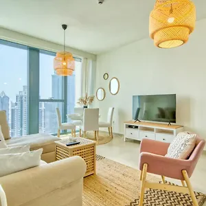  شقة Boho-chic Cosy 1br, Minutes To Burj Khalifa